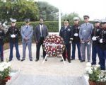 Casablanca: dépôt de gerbes au repère de la Western Naval Task Force au cimetière militaire de Ben M’sik